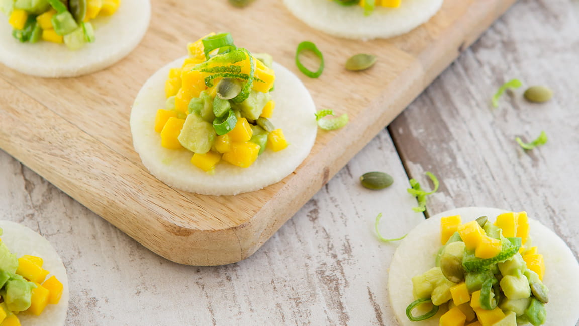 Avocado jicama appetizer recipe