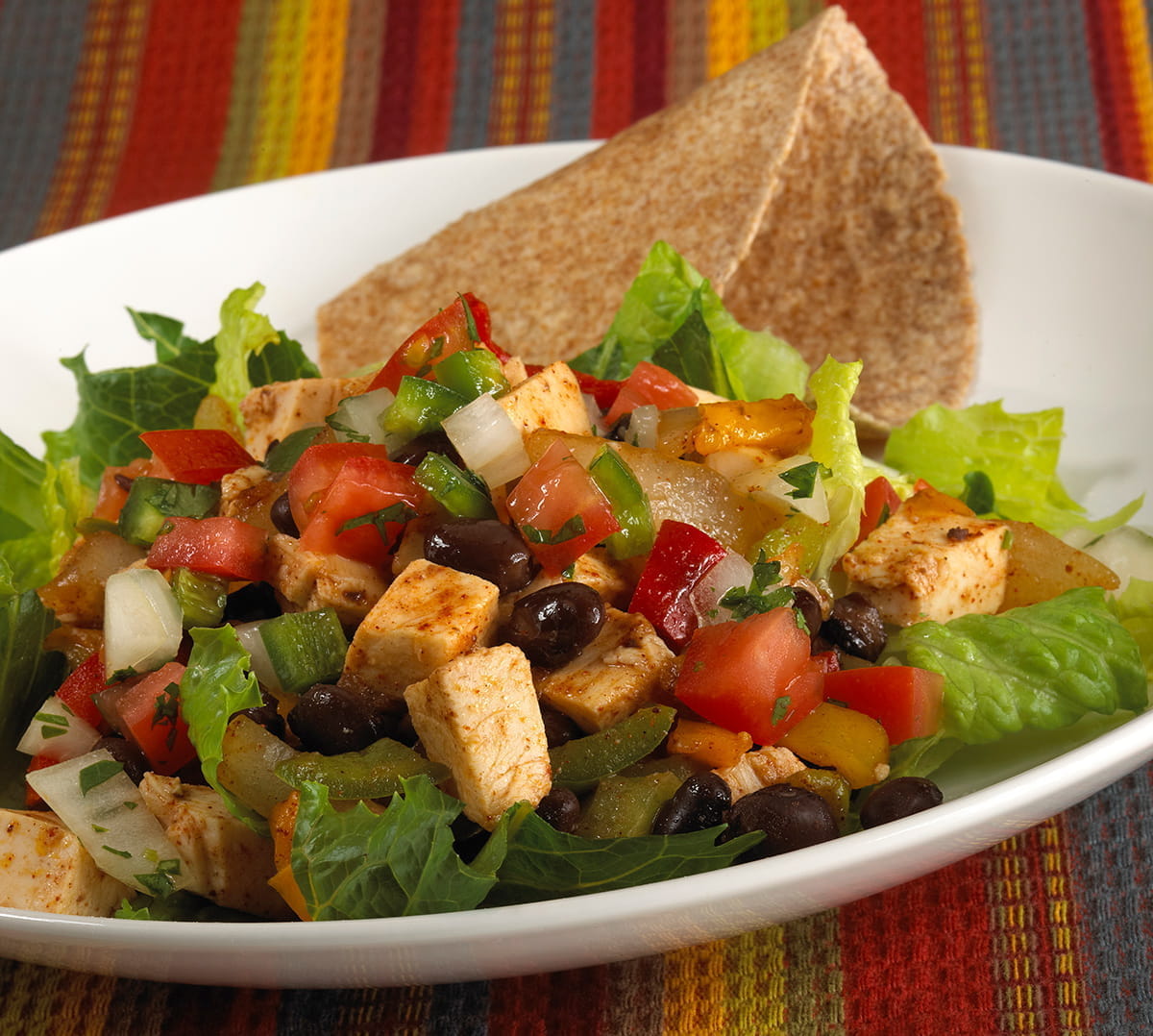 Zippy Southwest Chicken Fajita Salad