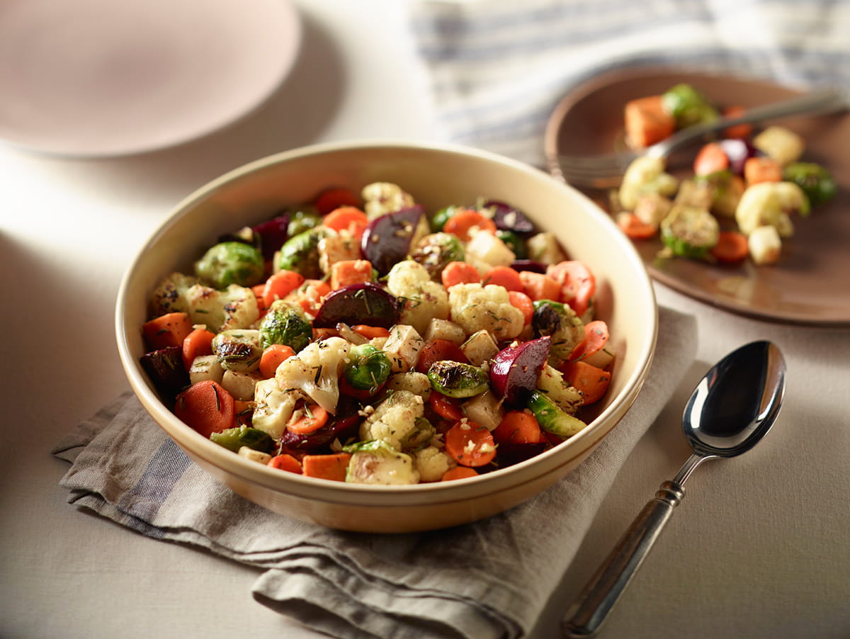 Rosemary Balsamic Roasted Vegetables