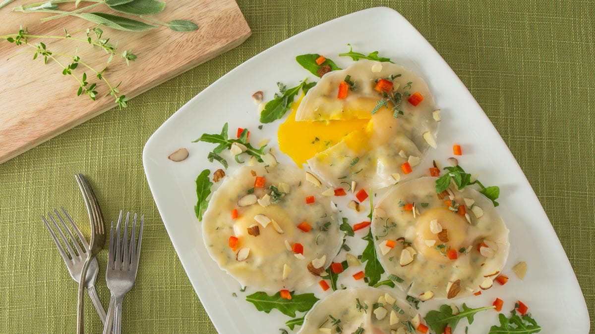 egg ravioli recipe