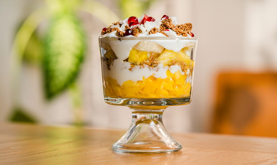 Mango Pineapple Tropical Parfait